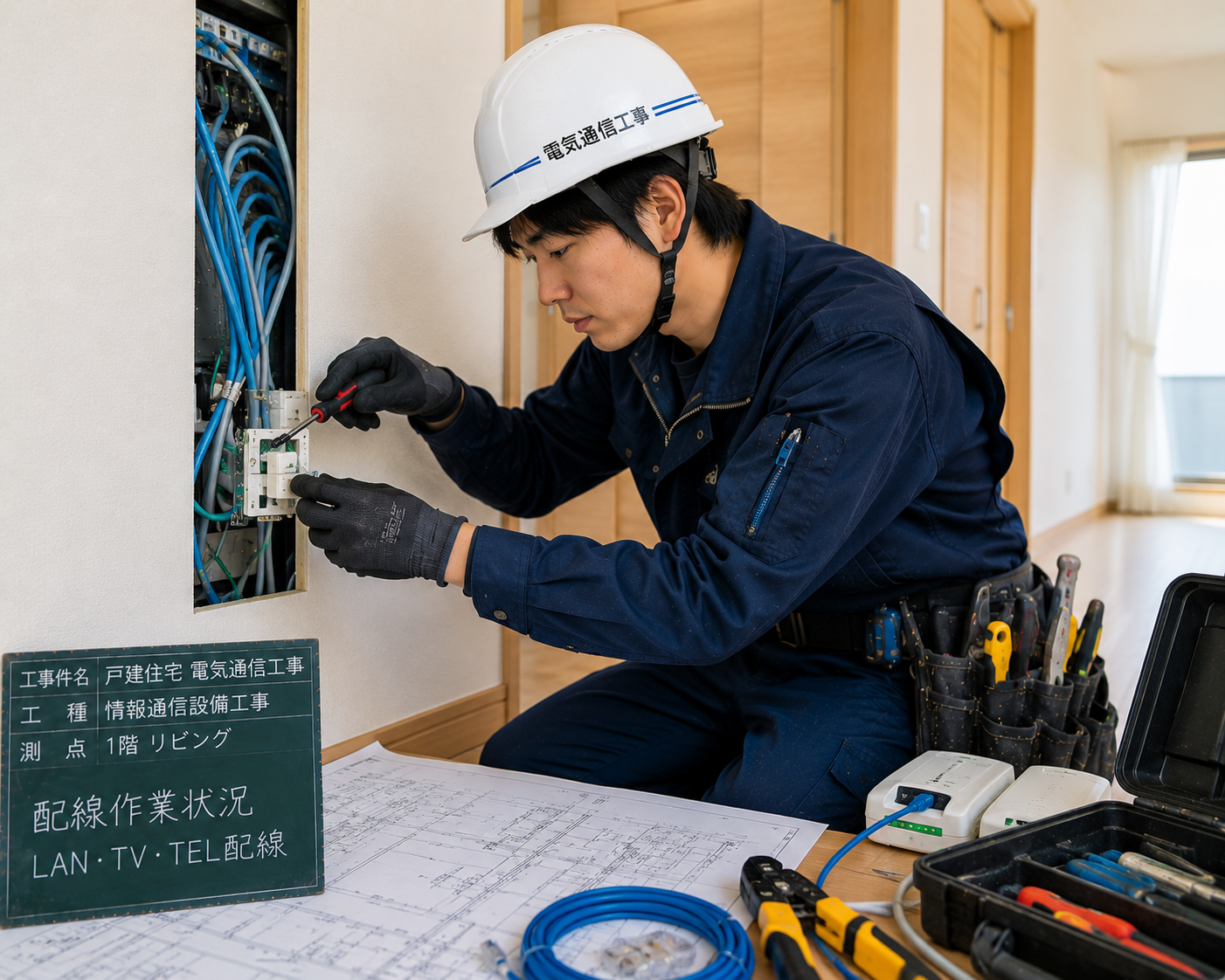  株式会社愛岐通信の正社員 電気通信工求人イメージ